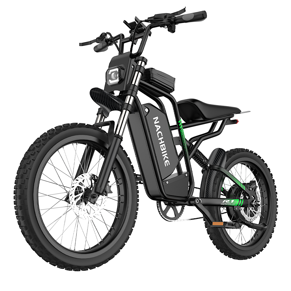 electric motorcycle with pedals Nachbike® R1 Electric Dirt Bike – NACHBIKE